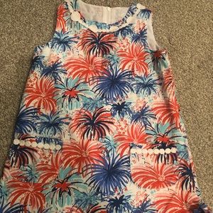 COPY - Lilly Pulitzer fireworks girls shift.